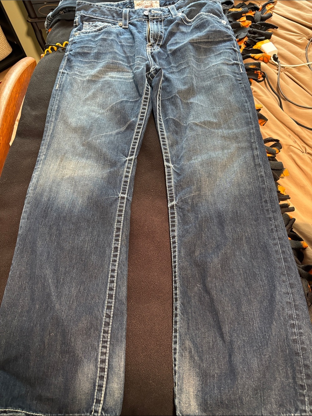 Big Star Men's Blue Bootcut Jeans